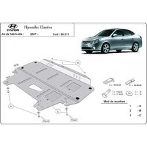 Hyundai Elantra, 2007-2011 - Motorvédő lemez