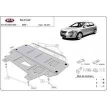 Kia Ceed, 2007-2011 - Motorvédő lemez