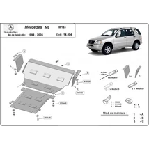 Mercedes ML W163, 1998-2005 - Motorvédő lemez