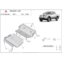 Mitsubishi L200, 2007-2015 - Motorvédő lemez