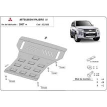 Mitsubishi Pajero IV (V80, V90), 2007-2018 - Motorvédő lemez