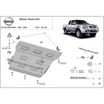 Nissan Navara D22, 1997-2004 - Motorvédő lemez