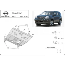 Nissan X-Trail T31, 2007-2013 - Motorvédő lemez