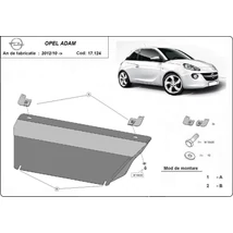 Opel Adam, 2012-2018 - Motorvédő lemez