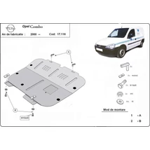 Opel Combo, 2000-2011 - Motorvédő lemez