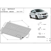Opel Corsa D, 2006-2014 - Motorvédő lemez
