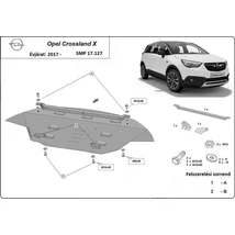 Opel Crossland X, 2017-2018 - Motorvédő lemez