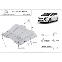 Opel Zafira C, 2011-2018 - Motorvédő lemez