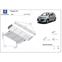 Peugeot 107, 2006-2018 - Motorvédő lemez