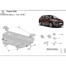 Peugeot 3008, 2012-2018 - Motorvédő lemez