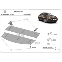 Peugeot 301 2012-2018 - Motorvédő lemez