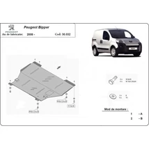 Peugeot Bipper, 2008-2018 - Motorvédő lemez