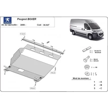 Peugeot Boxer, 2006-2018 - Motorvédő lemez