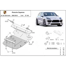 Porsche Cayenne, 2002-2010 - Motorvédő lemez