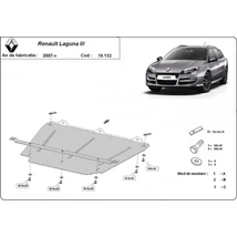 Renault Laguna III, 2007-2018 - Motorvédő lemez