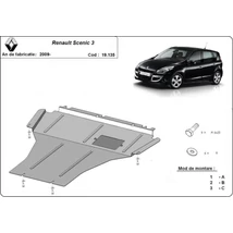 Renault Scenic III, 2009-2018 - Motorvédő lemez