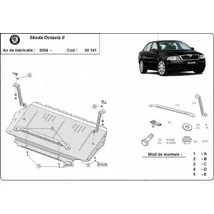 Skoda Octavia II, 2004-2010 - Motorvédő lemez