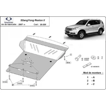 Ssangyong Rexton II 2007-2018 - Motorvédő lemez