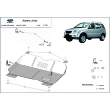 Subaru Justy, 2003/07-2007 - Motorvédő lemez