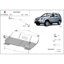 Suzuki Ignis 2001-2007 - Motorvédő lemez