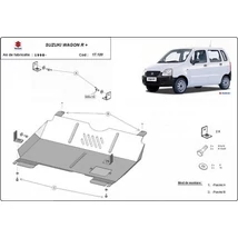 Suzuki Wagon R+, 1998-2018 - Motorvédő lemez