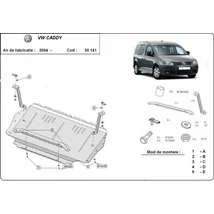 VW Caddy, 2004-2010 - Motorvédő lemez