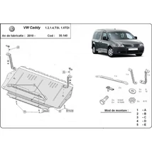 VW Caddy, 2010-2012 - Motorvédő lemez