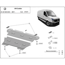 VW Crafter, 2017-2018 - Motorvédő lemez