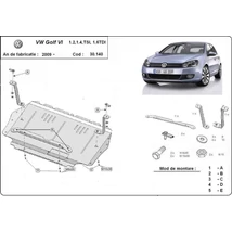 VW Golf 6, 2010-2012 - Motorvédő lemez