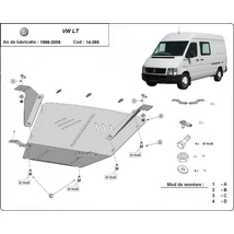 VW LT, 1996-2006 - Motorvédő lemez