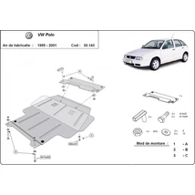 VW Polo Classic, 1995-1999 - Motorvédő lemez