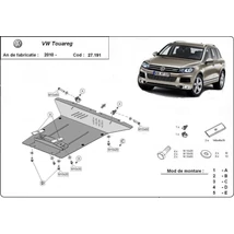 VW Touareg, 2010-2018 - Motorvédő lemez