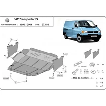 VW Transporter T4, 1990-2003 - Motorvédő lemez