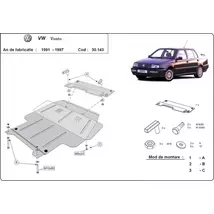 VW Vento, 1991-1999 - Motorvédő lemez