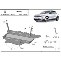 Volkswagen T-Roc, 2017-2018 - Motorvédő lemez