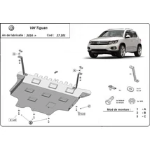 Volkswagen Tiguan, 2016-2018 - Motorvédő lemez