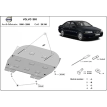 Volvo S80, 1998-2006 - Motorvédő lemez