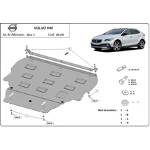 Volvo V40, 2012-2018 - Motorvédő lemez