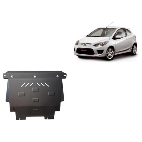 Mazda 2, 2008-2014 - Motorvédő lemez