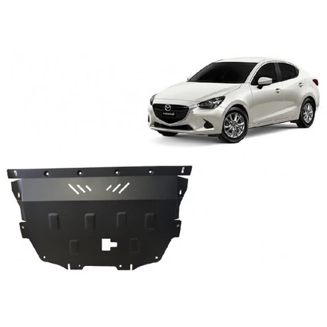 Mazda 2, 2014-2017 - Motorvédő lemez